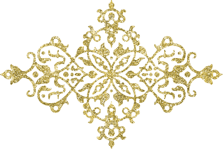 Gold Pattern Decoration Illustration